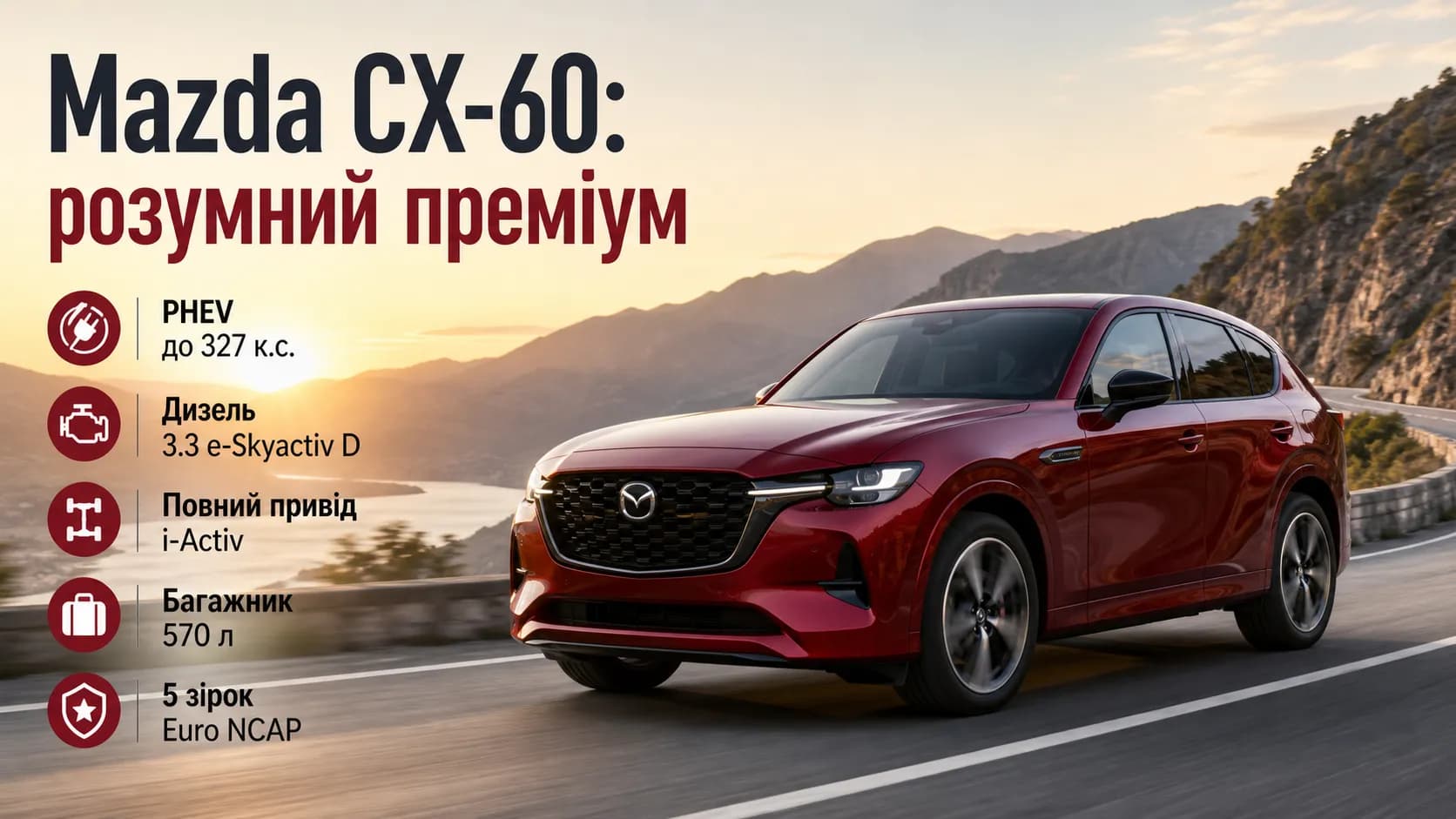 Mazda CX-60: технічний огляд, двигуни та практичність