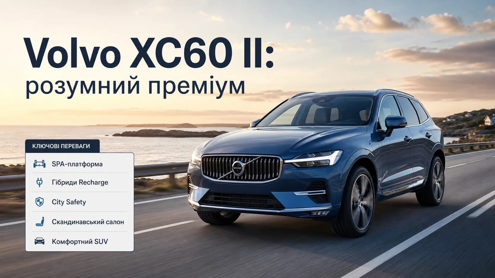 Volvo XC60 II: огляд другого покоління преміального SUV