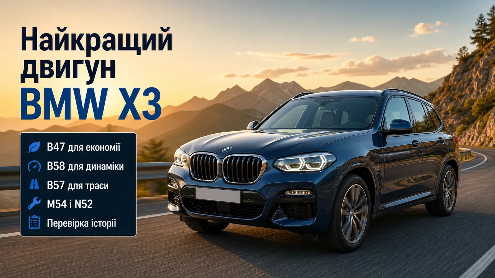 Какой двигатель BMW X3 лучший: разбор поколений и версий