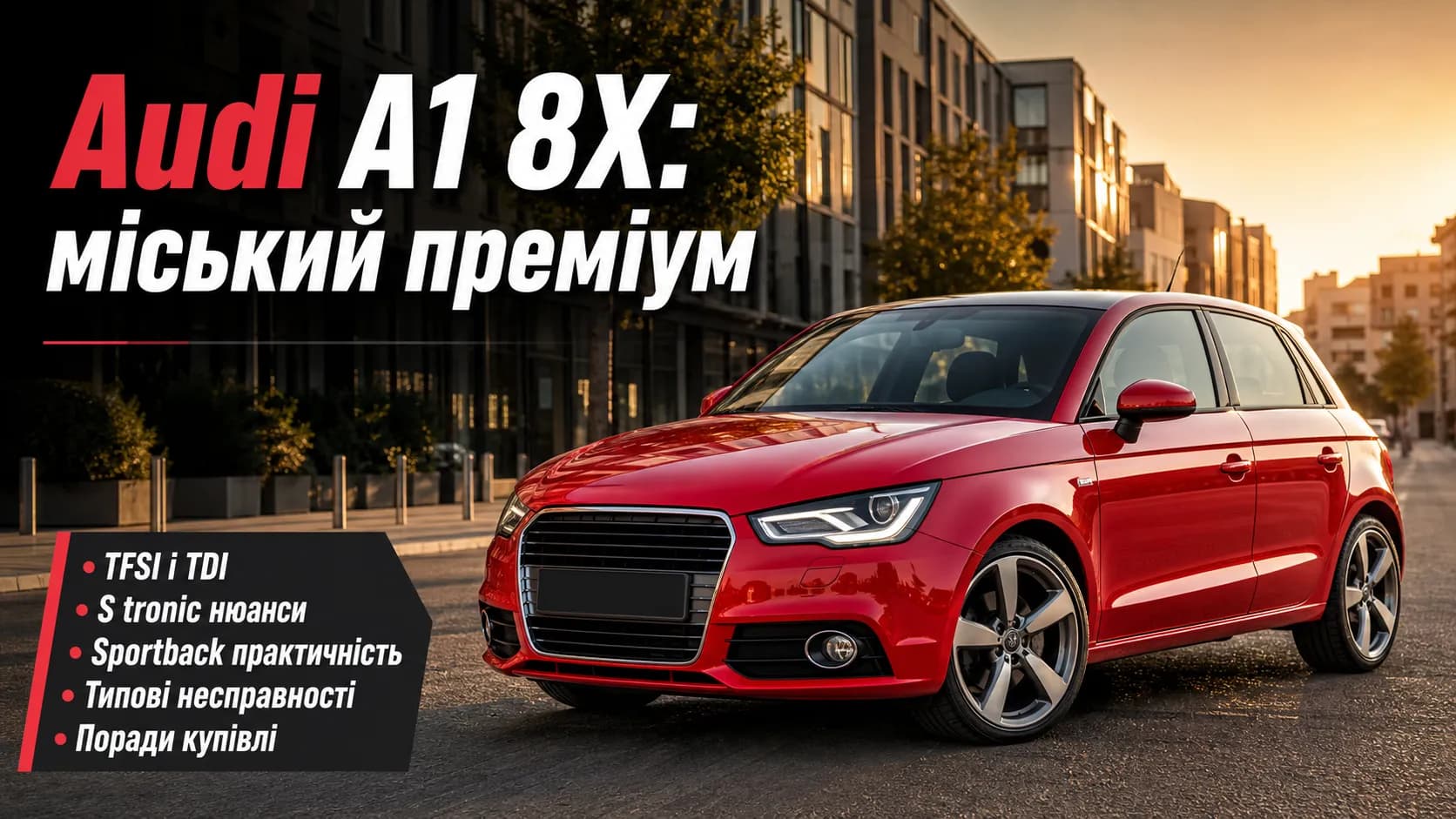 Audi A1 8X: обзор первого поколения премиального городского хэтчбека