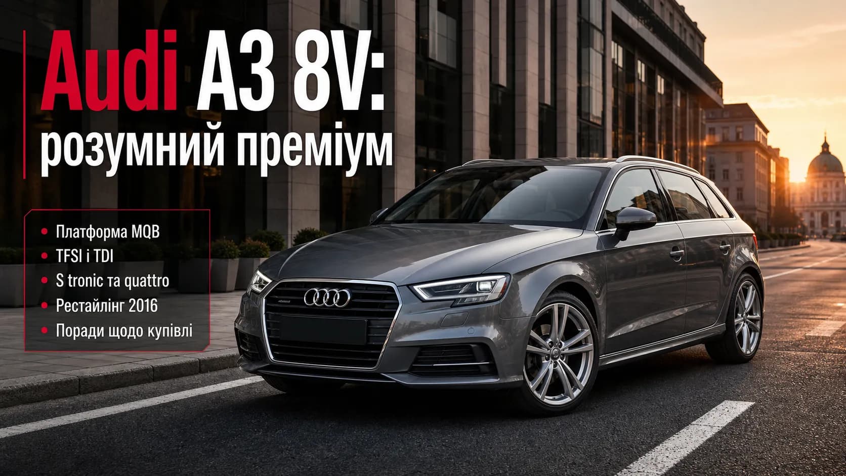 Audi A3 8V: подробный обзор поколения, изменившего компактный премиум