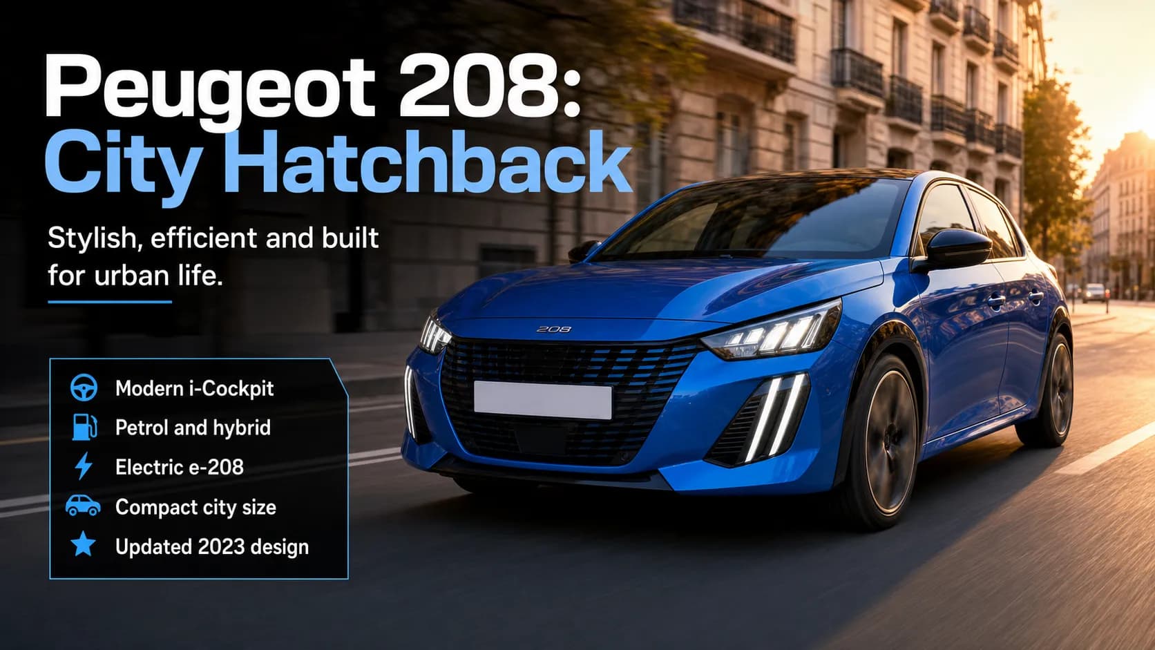 Peugeot 208: обзор современного городского хэтчбека