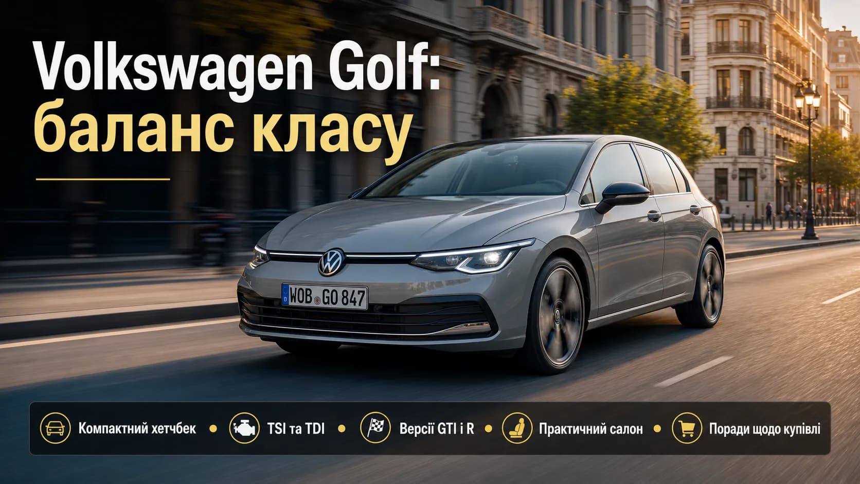 Volkswagen Golf: эталон компактного класса в деталях