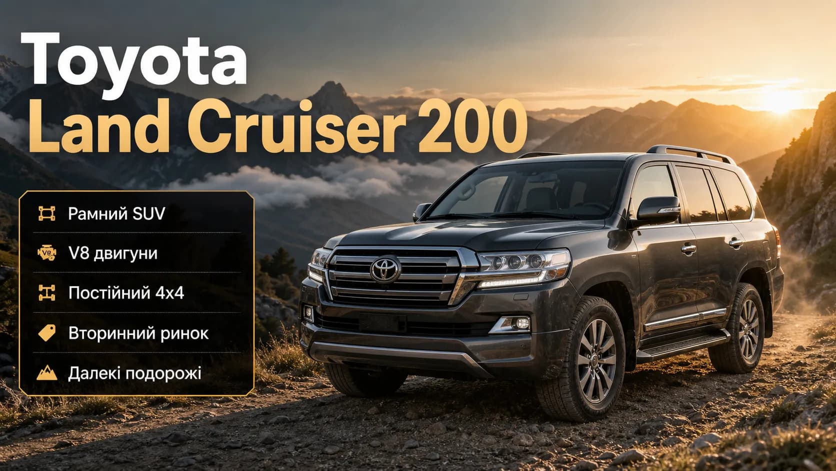 Toyota Land Cruiser 200: большой внедорожник без лишних обещаний