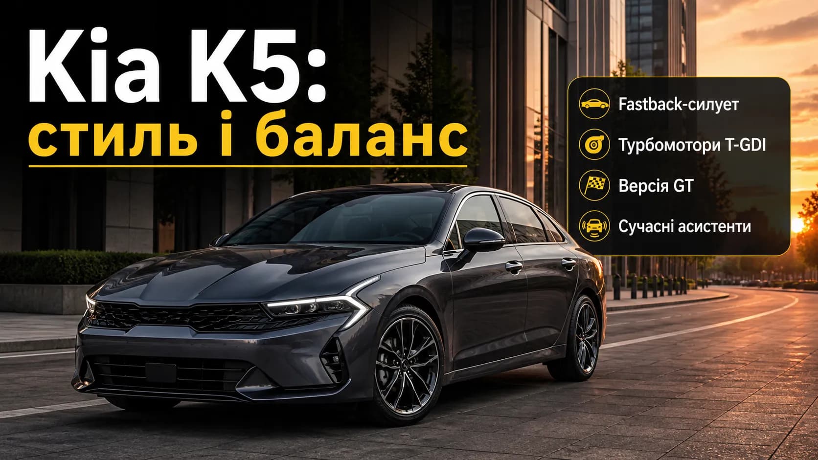 Kia K5: подробный обзор бизнес-седана с характером фастбека