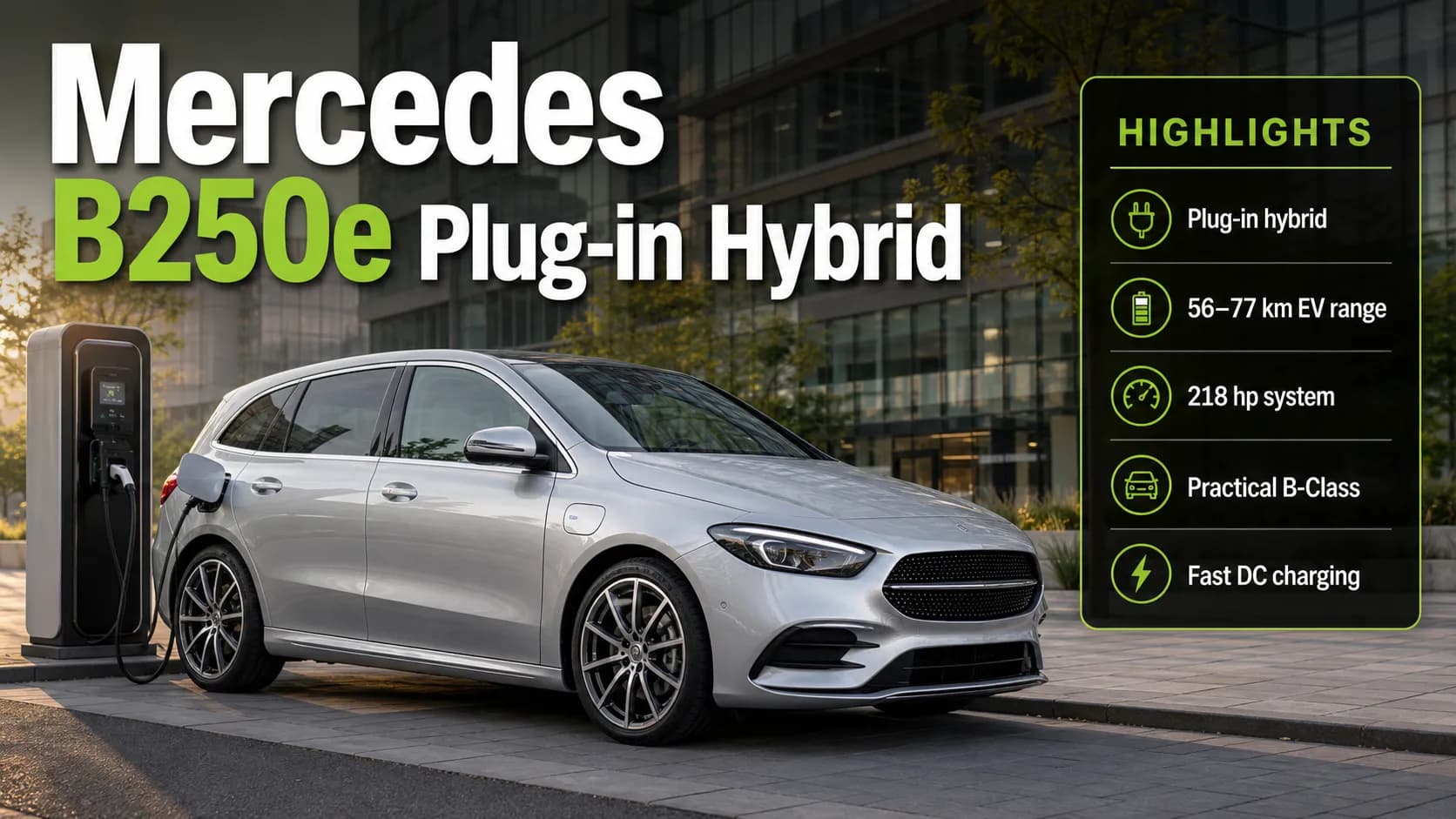 Mercedes B250e: практичний plug-in hybrid для міста і траси