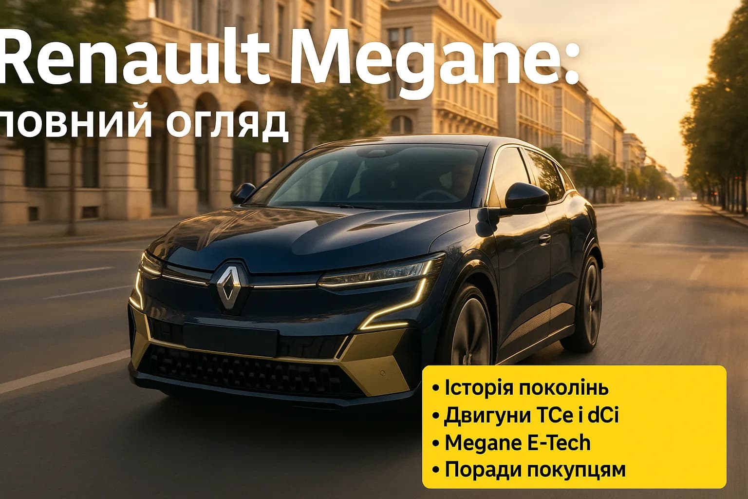 Renault Megane: еволюція, характеристики та поради покупцям