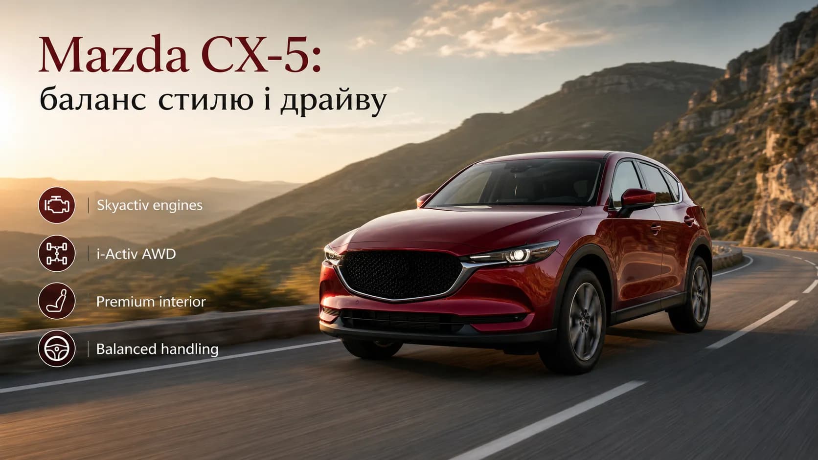 Mazda CX-5: сбалансированный кроссовер для ежедневной езды