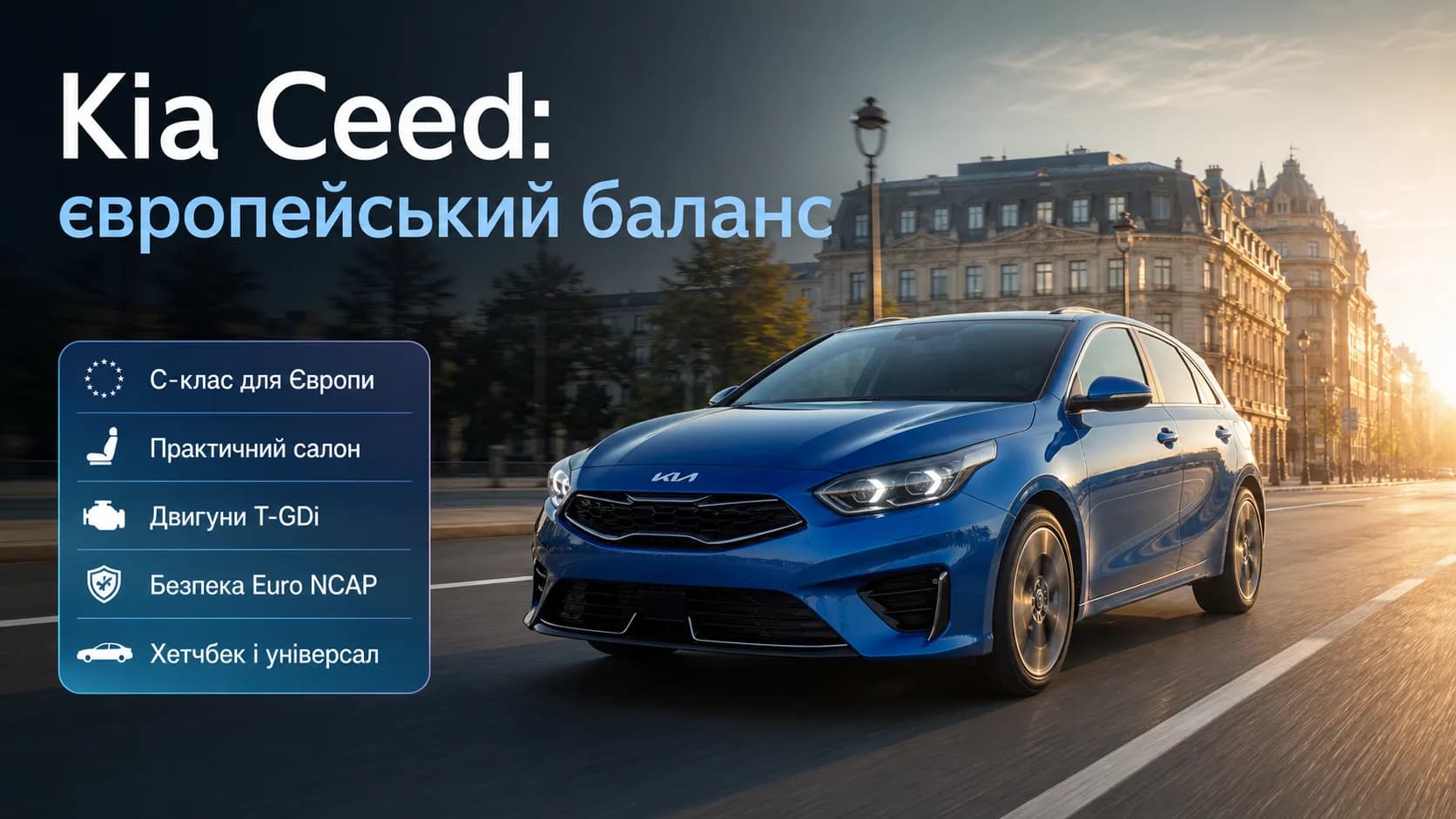 Kia Ceed: практичный европейский хэтчбек C-класса