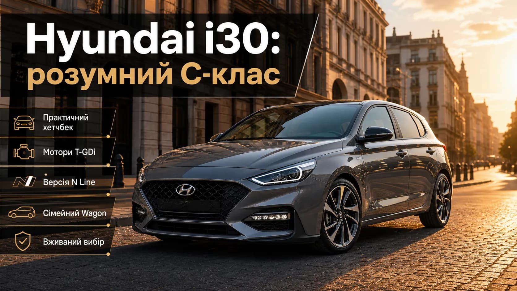 Hyundai i30: практичный хэтчбек европейской школы