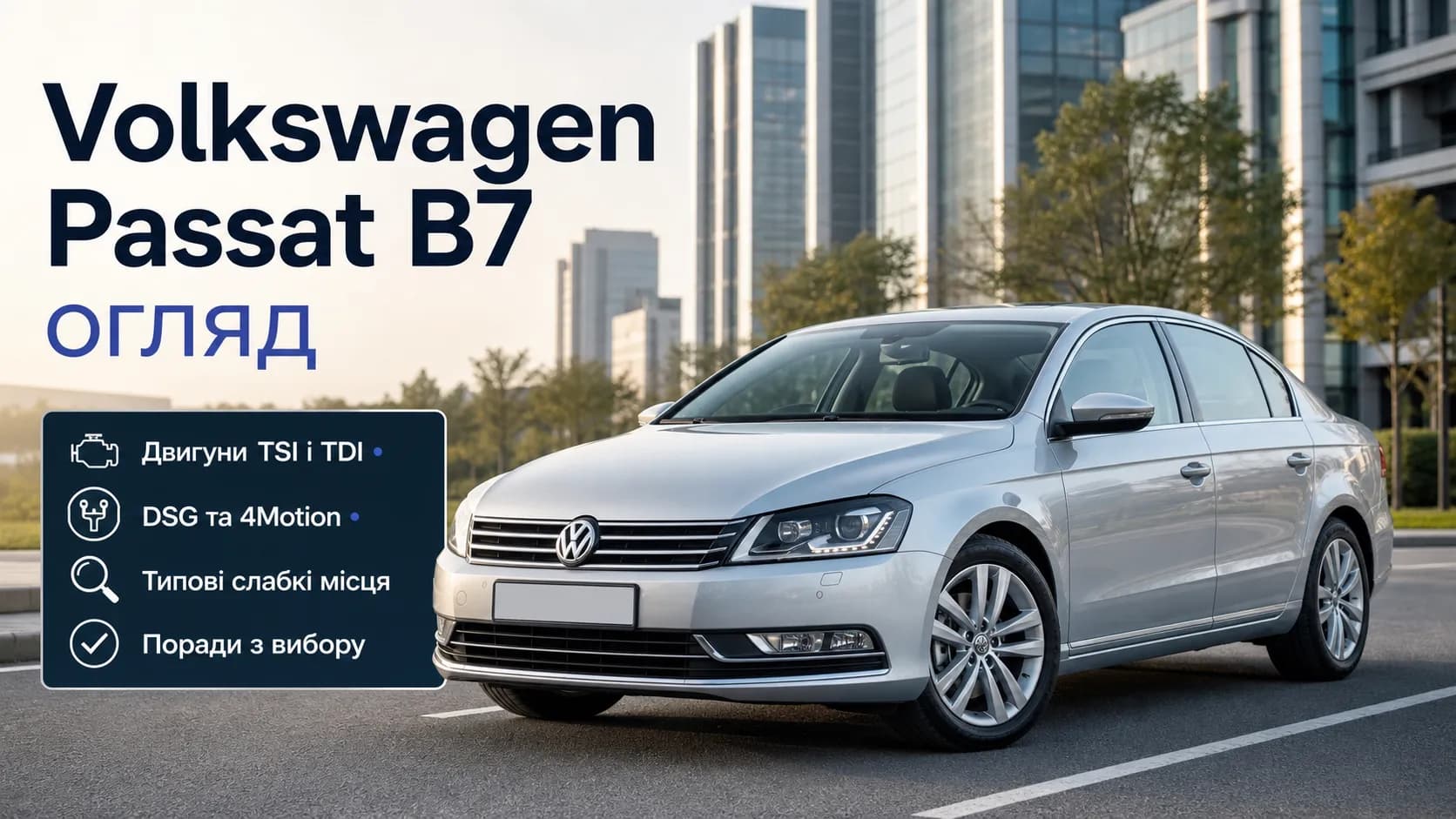 Volkswagen Passat B7: обзор, двигатели, надежность и советы по выбору
