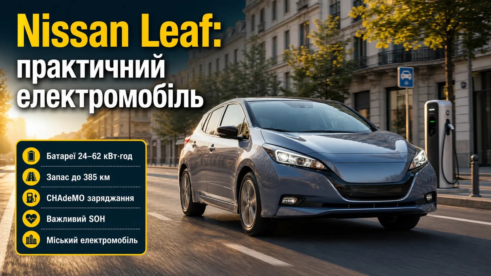 Nissan Leaf: практичный электромобиль с большой историей