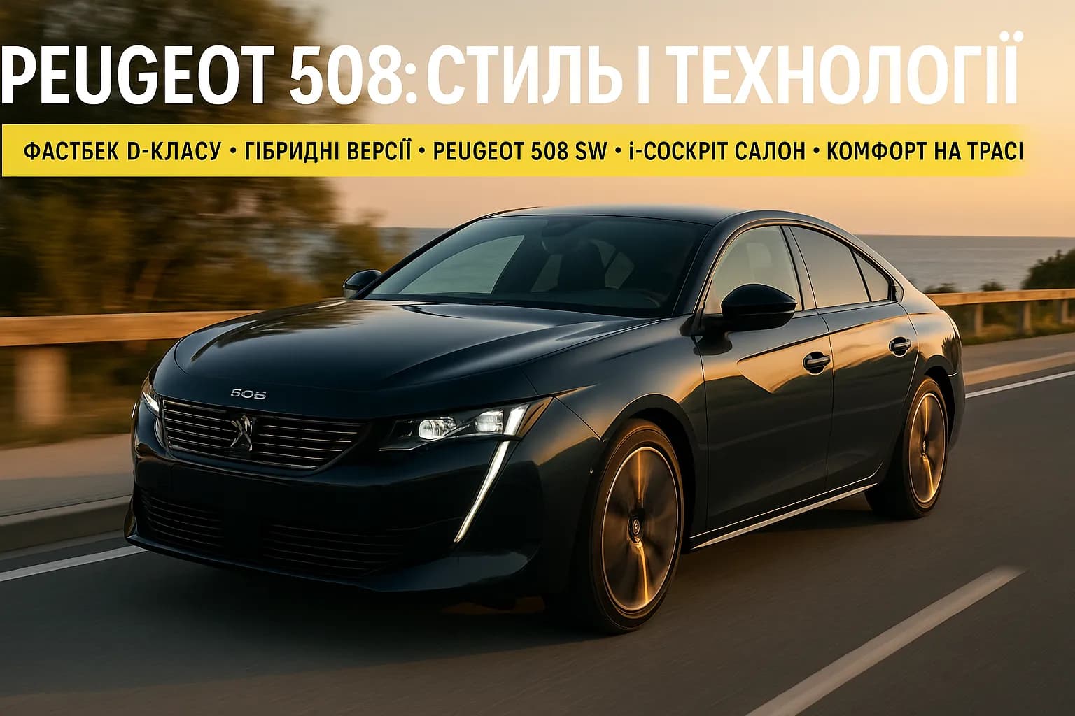 Peugeot 508: стильний фастбек із практичним характером